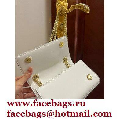 Dolce  &  Gabbana Calfskin 3.5 Chain phone bag White